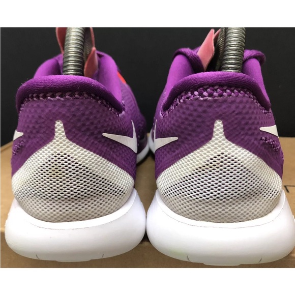 Nike Free 5.0 Women's Sz 7.5M Purp/Hyper Pink/White 642199-501 Great clean Cond. - Picture 6 of 12